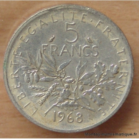 5 Francs Semeuse 1968