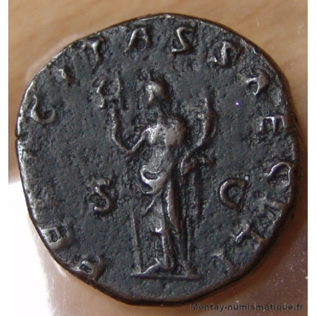 Trajan Dèce DOUBLE Sesterce 250 Rome FELICITAS