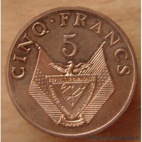 Rwanda - 5 Francs 1977 ESSAI