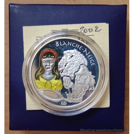 1 Euro 1/2 Blanche Neige 2002 BE