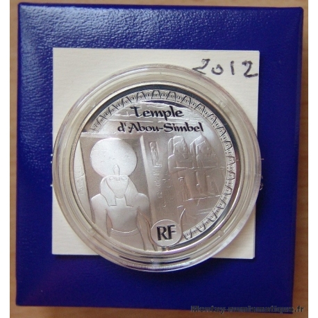 10 euro Egypte - Temple Abou-Simbel 2012 BE