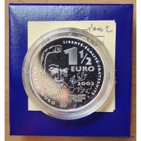 1 Euro 1/2 GAVROCHE des Misérables 2002 BE / Victor Hugo