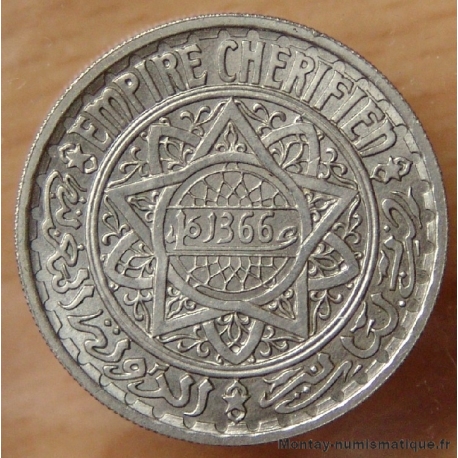 Maroc 10 Francs 1366 H (1947) essai