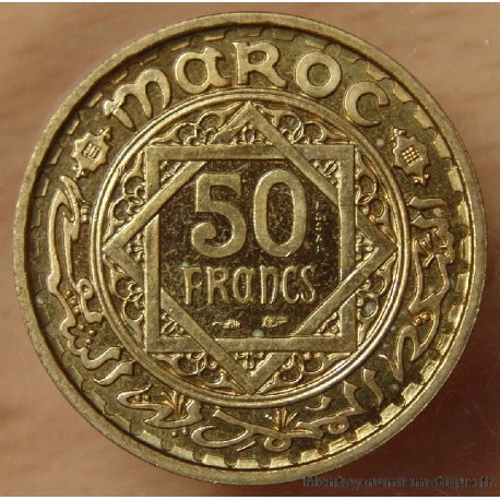 Maroc 50 Francs 1371 H (1952) Essai