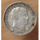 Italie 5 soldi Napoléon I 1808 M Milan