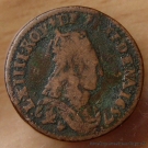 Louis XIV Liard de France 1657 D Lyon