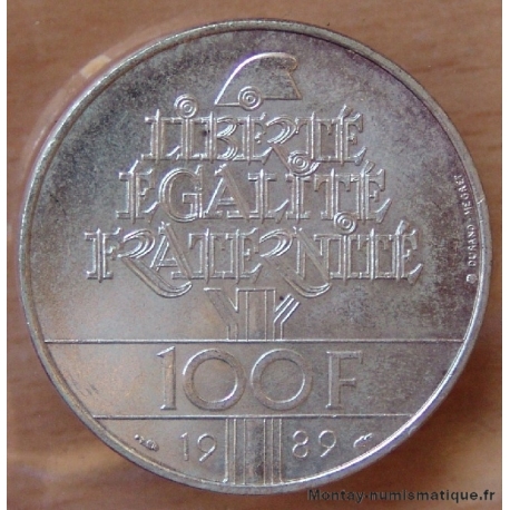 100 Francs Droits de l'Homme 1989