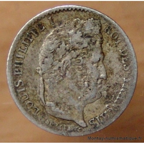 1/4 de Franc Louis Philippe 1839 A Paris