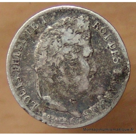 1/4 de Franc Louis Philippe 1834 A Paris