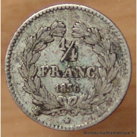 1/4 de Franc Louis Philippe 1836 A Paris