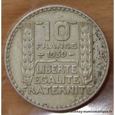 10 Francs Turin 1939