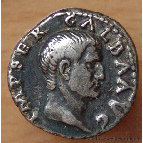 Galba Denier + 68 Rome ( revers SPQR OB CS ).