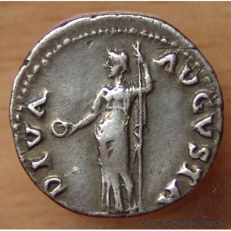 Galba Denier + 68 Rome ( revers SPQR OB CS ).