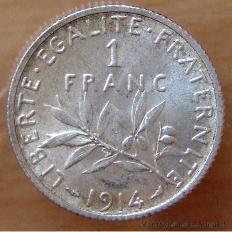 1 Franc Semeuse 1914