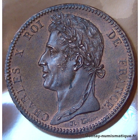 10 Centimes 1825 A  Charles X Colonies Générales