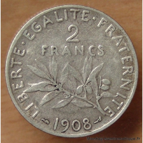 2 Francs Semeuse 1908