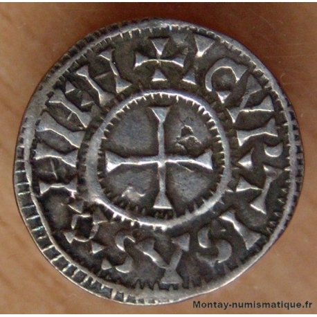 Denier Charles II Le Chauve Curtisasonien (864-865).