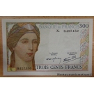 300 Francs 9-2-1939 lettre X