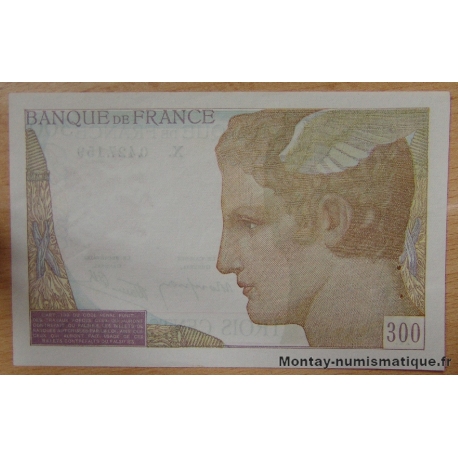 300 Francs 9-2-1939 lettre X