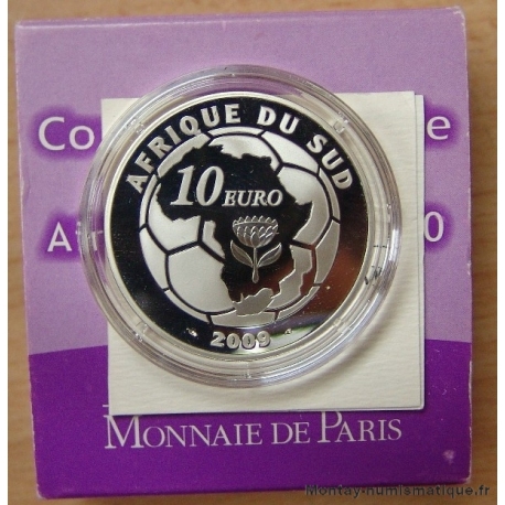 10 euro Coupe du monde de football - 2009 BE