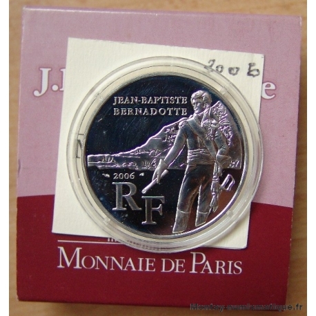 1/4 euro JB Bernadotte / Karl XIV Johan  2006 BE