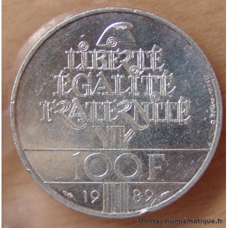 100 Francs Droits de l'Homme 1989