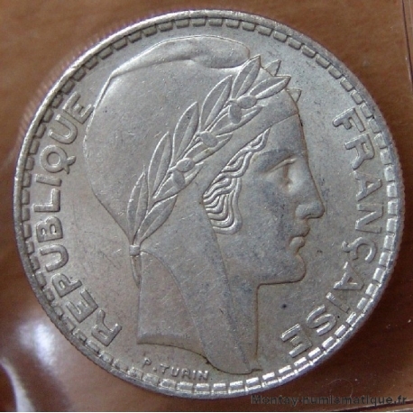 20 Francs Turin 1938