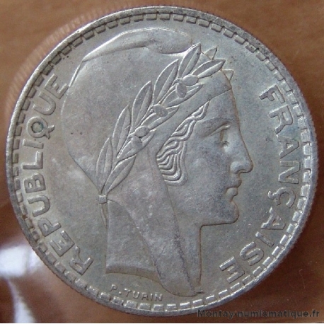 20 Francs Turin 1938