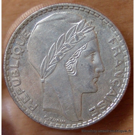 20 Francs Turin 1934