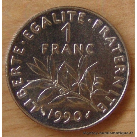 1 Franc Semeuse 1990