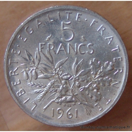 5 Francs Semeuse 1961